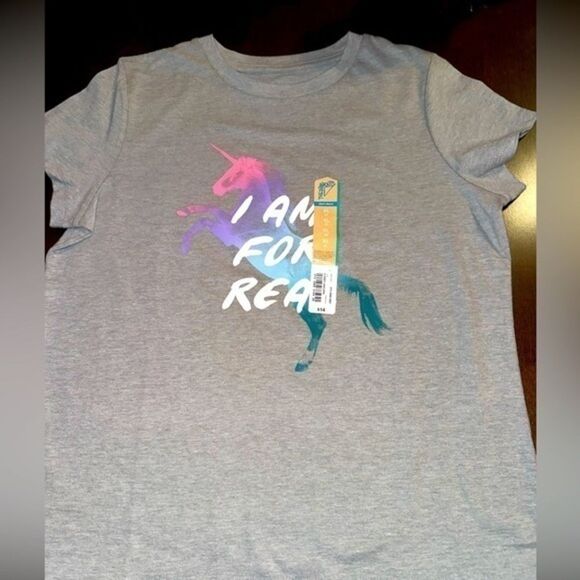 Girls Unicorn T Shirt - NWT - Size 16/XL - Picture 1 of 4